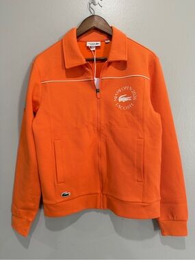 Lacoste Sport Miami Open Edition Ballboy Jacket Orange NWT XS 2026 Tennis
